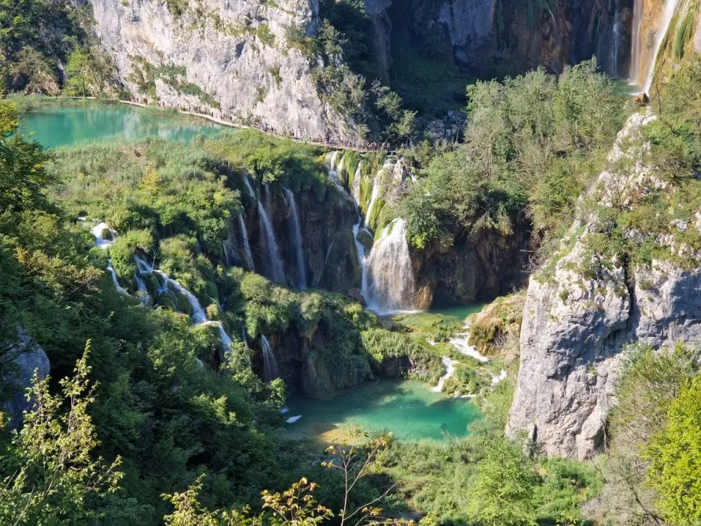 Waterfalls at Plitvice Lakes